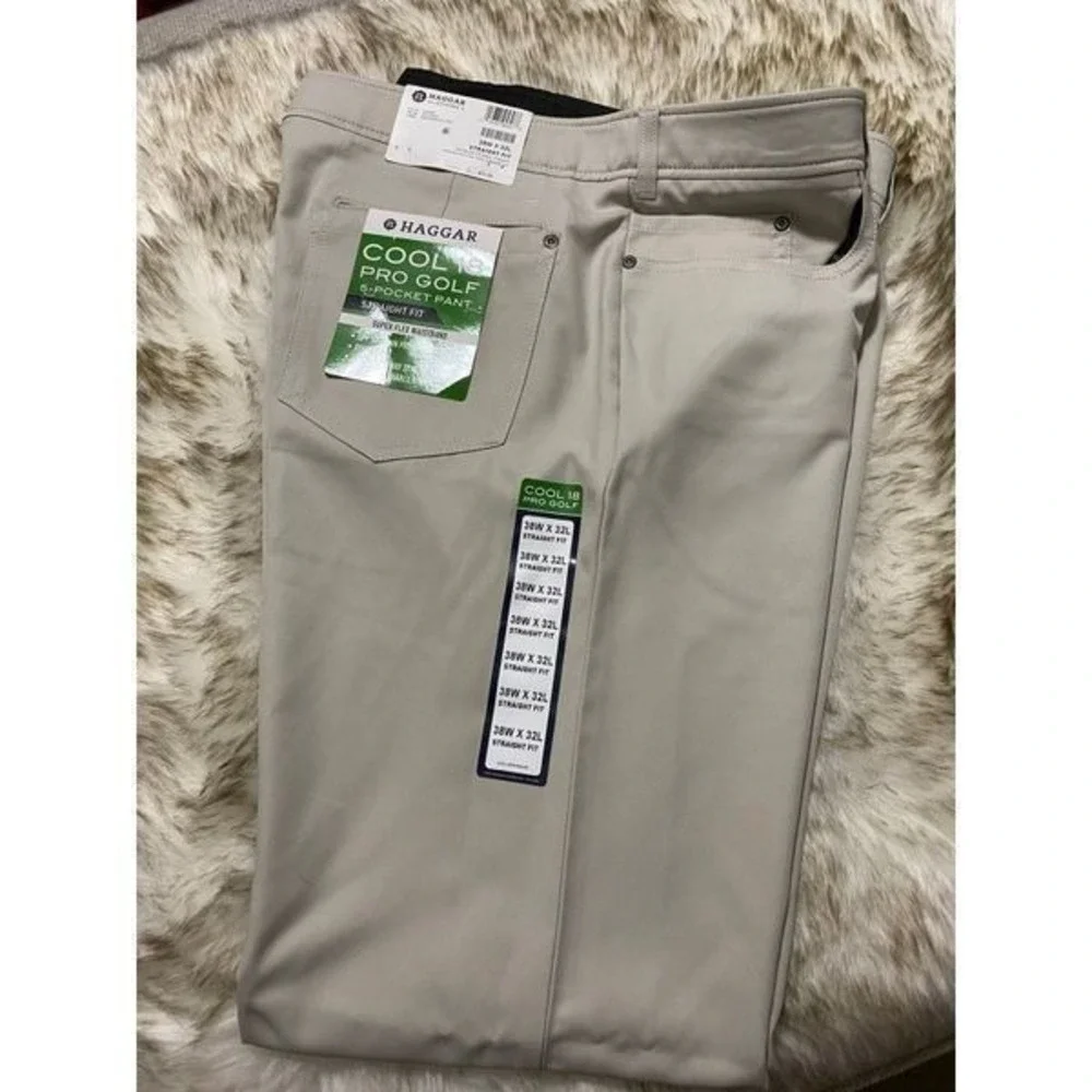 Men's HAGGAR COOL 18‎ PRO Pants Size 38/3